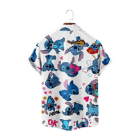 Disney Stitch majica kratkih rukava V-izrez kratki rukavi Ležerne prilike na plaži za djecu