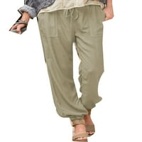 Žene Ležerne prilike elastične struke Duljine gležnjača hlače