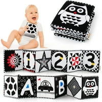 Crno-bijele visoko kontrastne senzorne igračke za bebe bebe za rano obrazovanje, 0 godina starih igračaka,