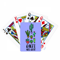 Cacti su simpatična igra za igranje kaktus poker igračke tablice