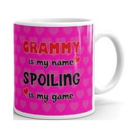 Grammy je moje ime pokvareno je moja igra za baku kafe čaj keramičke šolje uredski kupac poklon 15oz