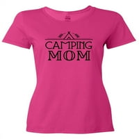 Inktastična kampiranje mama ljetni odmor TENT Women's Majica