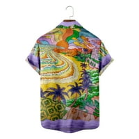 Havajske majice s kratkim rukavima ljetna plaža na plaži niz casual majice za djecu, odrasla osoba