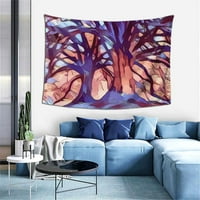 Drveće grane fantazija zidni dekor tapiserija Soba za spavaću sobu Zidne visine tapiserija Sažetak šareno,