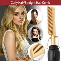 Električna grijanje češalj za kosu PTC keramička kosa za kosu Curler četkica za kosu ravno styler mokra suha upotreba