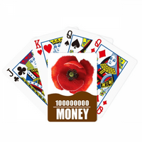 Crvena cvjetna slika Veliki kukuruzni poker igračka karta Smiješna ručna igra