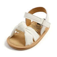 Thaisu za bebe djevojke otvorene sandale za prste Ljeto Klottene uvijanje mekane cipele za hodanje za