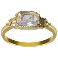 Heiheiup za ženski kamen angažirani modni prsten svijetli nakit bijeli nakit zircon prsten zvoni za teen dječake