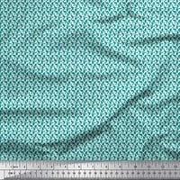 Soimoi pamučna kambrička tkanina delfina Mala dekor tkanina tiskano dvorište široko
