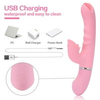 Klitorički stimulacija vibrator za žene, jezik lizajući zagrijavanje vibracija klitoris bradavica vagina za odrasle igračke se za žene parovi