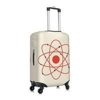 Zaštitnik za zaštitu prtljaga za prtljag, poklopac prtljage koji se može prati - atom ikona uzorak pokrov