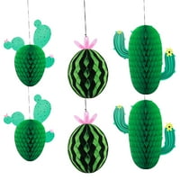 Cactus Centerpieces Party Honeycomb Viseći ukrasi Kaktus privjesci