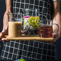 [Cleariance] Čaša za zgusnuta čaša za zadebljana, otporna na hladnjak, visoka borosilikatna stakla
