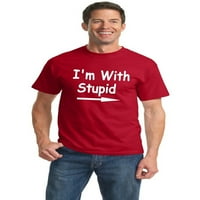 Sa glupom - smiješnom humoru majica za muškarce ili dame Sve boje veličine