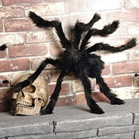 Popfeel gigantski pauk Halloween ukrasi realistična dlakava pauka djeca za odrasle za zabavu za odrasle