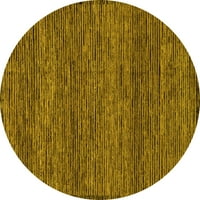 Ahgly Company u zatvorenom okruglom apstraktno žutim modernim prostirkama područja, 6 'runda