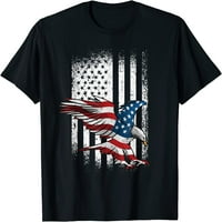 Američka zastava orao 4. jula Dan nezavisnosti Patriotska majica