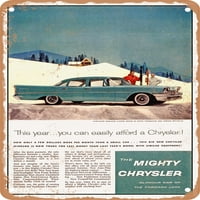 Metalni znak - Chrysler Windsor Vrata Sedan ove godine. Lako si priuštiti Chrysler Vintage ad - Vintage