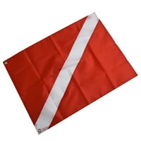 Mingyiq Scuba ronjenje zastava zastava Scuba Ronilački znak Izdržljiv marker lagan crveni bijeli