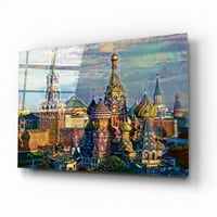 Epic Art 'Moskva Rusija i vrhovi' od Pedro Gavidia, akrilna staklena zida Art, 16 x12
