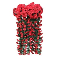 Viseće cvijeće umjetno ljubičasto cvijeće zida Wisteria košarica viseći vijenac za cvijeće lažne svilene