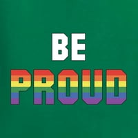 Budite ponosni Rainbow LGBT pride majica dugih rukava, Kelly, Medium