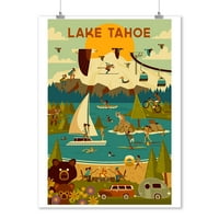 Lake Tahoe, Kalifornija, Geometrijska