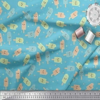SOIMOI svilena tkanina Tekst i kikiriki maslac Dicro Decor Decornic Tkaninu Široko