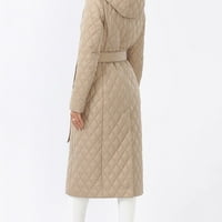 Augper Ženska zimska odjeća Plus size Topla kapuljača pamučni kaput Windbreaker jakna s dugim rukavima