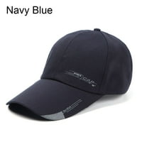 Ležerne prilike za brzo suho sportske kape za bejzbol kape ljetne šešire patke kapu za sunčanje mornarsko plavo