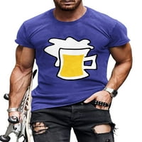 Muška majica kratki rukav ljetni vrhovi Oktoberfest T majice Muškarci Slim Fit Basic Tee Beach bluza