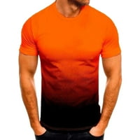 Košulje za muškarce čišćenje muškaraca kratkih rukava tiskanje okrugle pulover na majicu