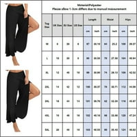 Žene Ležerne prilike elastične struine Split hlače sa džepovima M-5XL