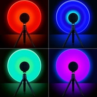Healdeunoy Spavaća soba Sunset Lamps - Sun Rainbow lampa - noćna lampica LED lampica - stupanj rotacije