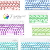U laganoj ergonomskoj tastaturi sa pozadinskim RGB svjetlom, multi uređaj tanka punjiva tastatura Bluetooth