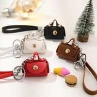 LUDLZ Women FAU kožni mini ključ lančani torbica Privjesak za slušalice za skladištenje kovanica torbica