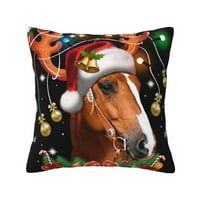 Božićne konje bacanje jastuci jastučnici Kućni dekor ugodne prekrivače jastuka za krevet na razvlačenje
