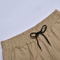 Kneelentne radne pantalone za muškarce velike i visoke muške hlače Ležerne prilike elastične struke