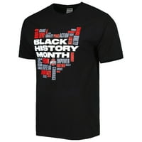 Muška udobnost Carne Crno Ohio Državni bukeke Black History Mesec Košarkaška majica