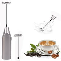 Mliječni frtor ručni ručni štap, električni mik za kavu od nehrđajućeg šprica, bleder od pena za kafu