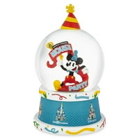 Disney Parks Mickey Mouse 90. rođendansko svjetlo SnowGlobe Proslavite snežni globus