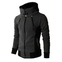 Munlar crna jakna za zadebljani džemper za zadebljani džemper casuse jeseni i zimski sportovi vanjske