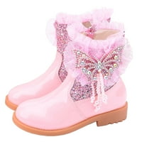 Girls Anket Boot Toddler čizme Little Kid Cipele Kratke čizme Čizme za snijeg pamučne čizme Princeze