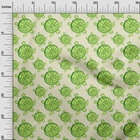 Onuone pamučni dres limeta zelene tkanine Nautika Nautika DIY odjeća za prekrivanje tkanine Ispis tkanina