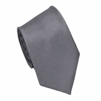 Poslovna casual muška kravata, poliesterska svila, ručno izrađene čvrste kravata, siva