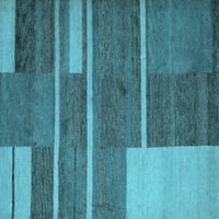 Ahgly Company Indoreni pravokutnik Sažetak svijetlo plava prostirke savremene površine, 2 '5'