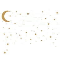 Mjesec zvijezde zidne naljepnice Oblaci zidne naljepnice za dječju sobu