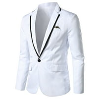 Solacol kaputi za muškarce Modne odijela za muškarce Blazer za muškarce muški elegantni casual solid