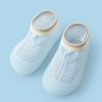 Ketyyh-Chn Little Girls Bocks Little Kids Girls Cotton Crew Posuda TOP čarape svijetlo plava, 20