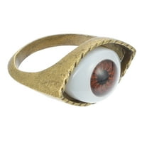 Legura prsten pretjerano dizajnirani prsten dizajniran prsten Vintage prsten punk stil nakit s smeđom